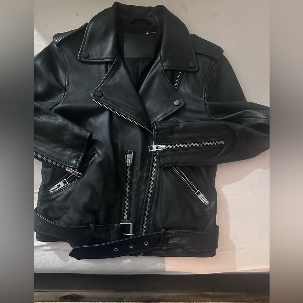 Balfern Leather Biker Jacket